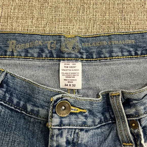 GUC Men’s Denim Jeans, 34X32 - Picture 4 of 5